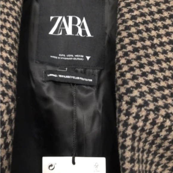 Zara Double-Breasted over sized long Coat - Picture 5 of 7